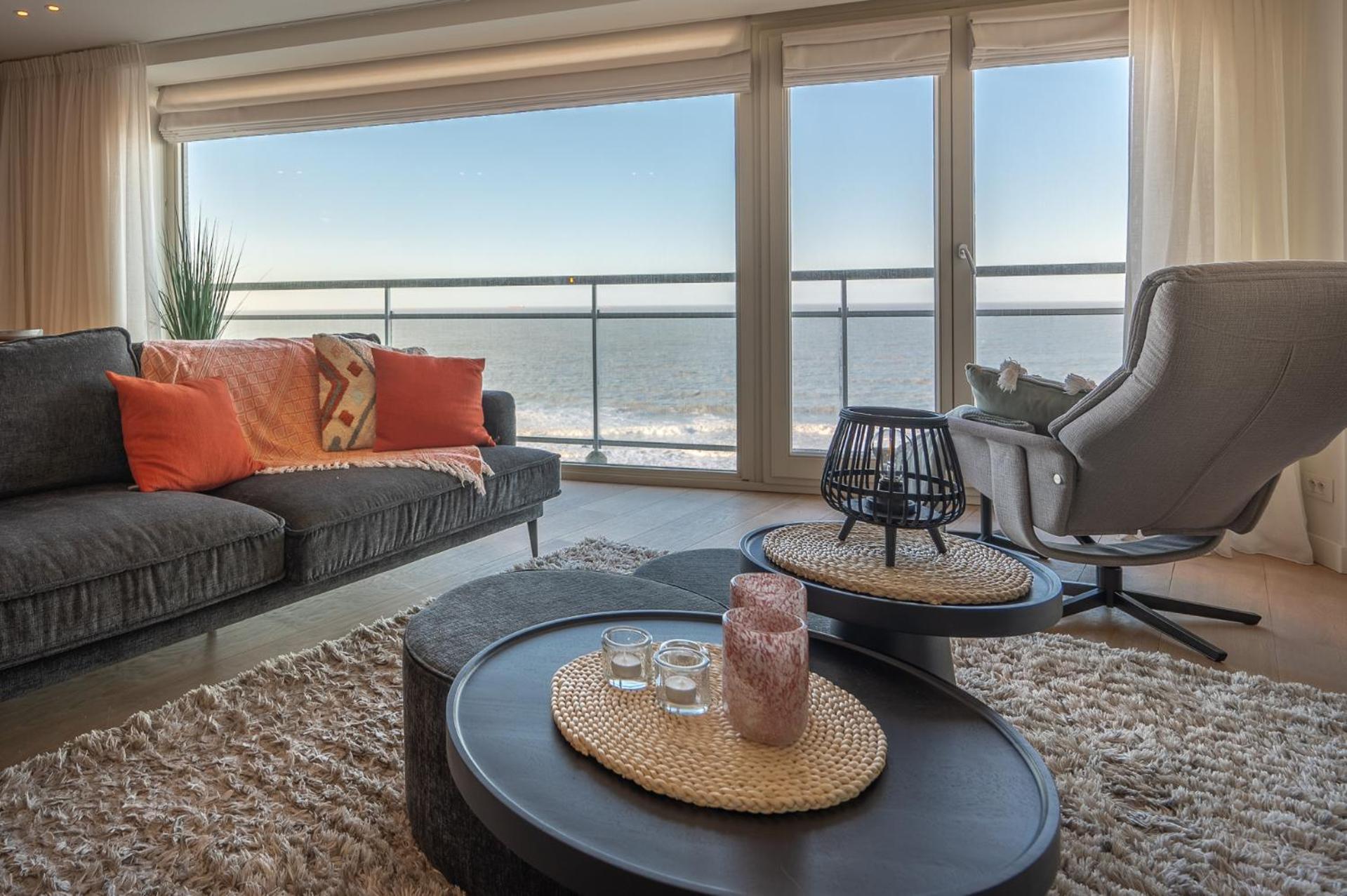 7E Verdiep Appartement Op De Zeedijk In Knokke Voor Max 6 Personen Exterior foto